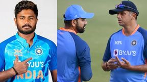 സഞ്ജുവിനെതിരേ കളിക്കുന്നത് ദ്രാവിഡല്ല! എല്ലാം രോഹിത്തിന്റെ പ്ലാന്? ദ്രാവിഡ് അതു ചെയ്യില്ല സഞ്ജുവിനെതിരേ കളിക്കുന്നത് ദ്രാവിഡല്ല! എല്ലാം രോഹിത്തിന്റെ പ്ലാന്? ദ്രാവിഡ് അതു ചെയ്യില്ല