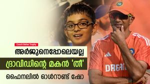  Cooch Behar Trophy: അടുത്ത ഹാര്‍ദിക് തയ്യാര്‍, ദ്രാവിഡിന്റെ മകന്‍ കിടു! ബൗളിങ് വീഡിയോ വൈറല്‍