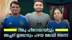 റിങ്കുവിന്റെ അച്ഛനെ കണ്ടു പഠിക്കണം! മകന്‍ കോടികള്‍ നേടിയിട്ടും ജോലി വിട്ടില്ല, വീഡിയോ വൈറല്‍