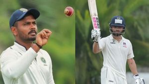 Ranji Trophy: റിങ്കുവിനെ തളച്ച് സഞ്ജുവും സംഘവും! സെഞ്ച്വറി ജസ്റ്റ് മിസ്; യുപി കരകയറി