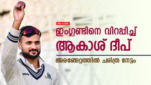    IND vs ENG: ആദ്യ വിക്കറ്റ് നോബോള്‍, പിന്നെ നടന്നത് ചരിത്രം-ആകാശിന്റെ അരങ്ങേറ്റം കിടുക്കി