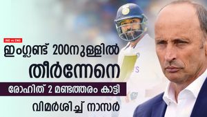   IND vs ENG: രോഹിത്തിന്റെ വലിയ പിഴവ്, 2 മണ്ടത്തരം കാട്ടി- പരിഹസിച്ച് നാസര്‍ ഹുസൈന്‍