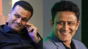   സെവാഗിന്റെ ഉപദേശം കേട്ടു, എനിക്ക് 2ാം സെഞ്ച്വറി നഷ്ടമായി! സംഭവം കുംബ്ലെ പറയുന്നു