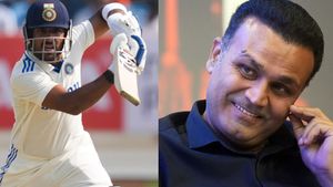    IND vs ENG: കണ്ണീരും കഥയുമില്ല, സര്‍ഫറാസിനെ ട്രോളി ജുറേലിന് അഭിനന്ദനം- സെവാഗ് വെട്ടില്‍