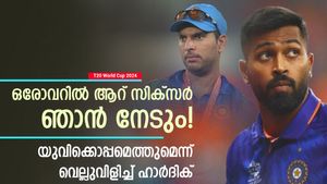   T20 World Cup 2024: യുവരാജിനൊപ്പമെത്തും, ഒരോവറില്‍ 6 സിക്‌സര്‍ നേടും- ഹാര്‍ദിക് അന്ന് പറഞ്ഞത്