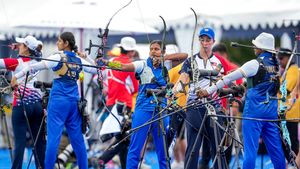  Olympics 2024: തുടക്കം ഗംഭീരം, വനിതാ വിഭാഗം അമ്പെയ്ത്തില്‍ ഇന്ത്യ ക്വാര്‍ട്ടറില്‍, അങ്കിത തിളങ്ങി
