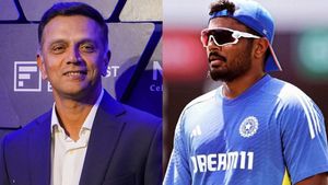 സഞ്ജുവിനോടു ദ്രാവിഡിന്റെ പ്രശ്‌നമെന്ത്? 'ഒതുക്കിയത്' നാലു ടൂര്‍ണമെന്റില്‍! എന്താവും കാരണം, അറിയാം