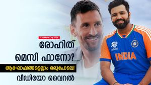   T20 World Cup 2024: രോഹിത് മെസി ആരാധകനോ? ആഘോഷങ്ങളെല്ലാം ഒരുപോലെ! വീഡിയോ വൈറല്‍
