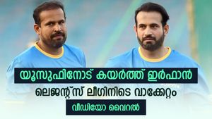  ഗ്രൗണ്ടില്‍ ഏറ്റുമുട്ടി യൂസുഫും ഇര്‍ഫാനും! ഞെട്ടിത്തരിച്ച് ആരാധകര്‍; സംഭവം ലെജന്റ്‌സ് ലീഗില്‍