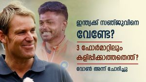    സഞ്ജുവിനെ ഇന്ത്യ ഉപയോഗിക്കുന്നില്ല! തഴയുന്നത് അത്ഭുതപ്പെടുത്തുന്നു; വോണ്‍ അന്ന് പറഞ്ഞത്
