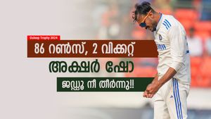 Duleep Trophy 2024: അടിമുടി അക്ഷര്‍! ഇതാണ് ഓള്‍റൗണ്ടര്‍; കണ്ണുതള്ളി റുതുരാജ്, ശ്രേയസ് ഹാപ്പി