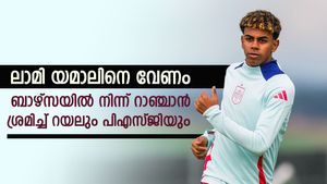   ബാഴ്‌സയുടെ യുവ ഹീറോയെ നോട്ടമിട്ട് റയല്‍, ഒപ്പം പിഎസ്ജിയും; വമ്പന്‍ ഓഫറെന്ന് റിപ്പോര്‍ട്ട്