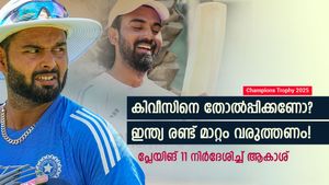   ചാമ്പ്യന്‍സ് ട്രോഫി: ഇന്ത്യക്ക് 2 മാറ്റം വേണം, എക്‌സ് ഫാക്ടര്‍ തിരിച്ചെത്തണം; ആകാശ് പറയുന്നു