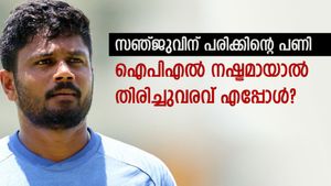   സഞ്ജുവിന്റെ വിരലിന് പൊട്ടല്‍, ഐപിഎല്ലും നഷ്ടമായേക്കും; ഇനി എന്ന് കളത്തില്‍ കാണാനാവും?