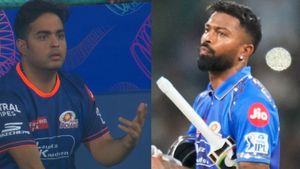    IPL 2025: സിംഗിളെടുക്കടാ..., ഹാര്‍ദിക്കിനോട് കലിപ്പിച്ച് ആകാശ് അംബാനി; വീഡിയോ വൈറല്‍