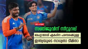   IND vs BAN:ഗില്‍ നയിക്കും, സഞ്ജുവിനും സീറ്റ്! ബംഗ്ലാദേശ് ഏകദിനത്തിനുള്ള ഇന്ത്യന്‍ സാധ്യതാ ടീം