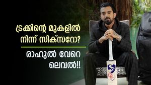 110 മീറ്റര്‍ സിക്‌സ്, അതും ട്രക്കിന് മുകളില്‍ നിന്ന്!! അമ്പമ്പോ രാഹുല്‍, വീഡിയോ