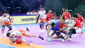 ജയ്‌പൂറിനെ നിർദാക്ഷിണ്യം വീഴ്ത്തി പുനേരി പൾട്ടാൻ; തമിഴ് കരുത്തിനെ മലർത്തിയടിച്ച് ഗുജറാത്ത് ജയന്റ്സ് 