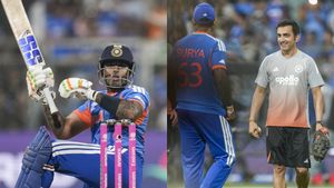 യുഎസ്എയോട് വിയർത്തപ്പോഴും സൂര്യ പിടിച്ചു നിന്നു; പതിനാലാം ഓവറിൽ ഗംഭീർ നൽകിയ ഉപദേശം തുണയായോ? 