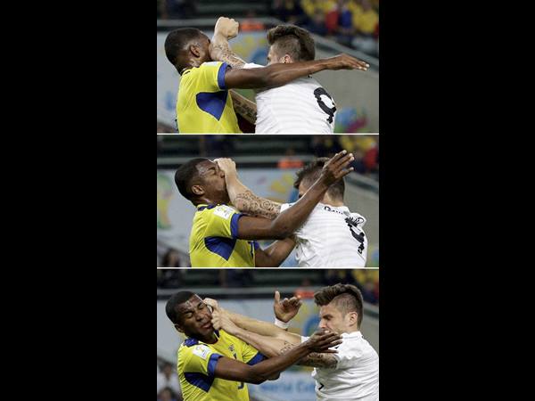 ഇത് ഫുട്‌ബോളോ അതോ ഗുസ്തിയോ