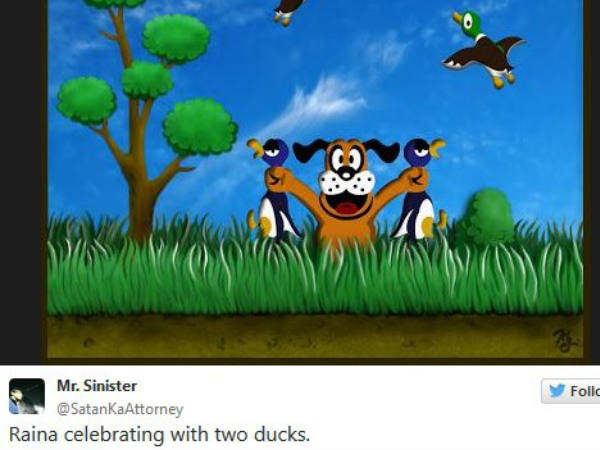 റെയ്‌നയുടെ ആഘോഷം