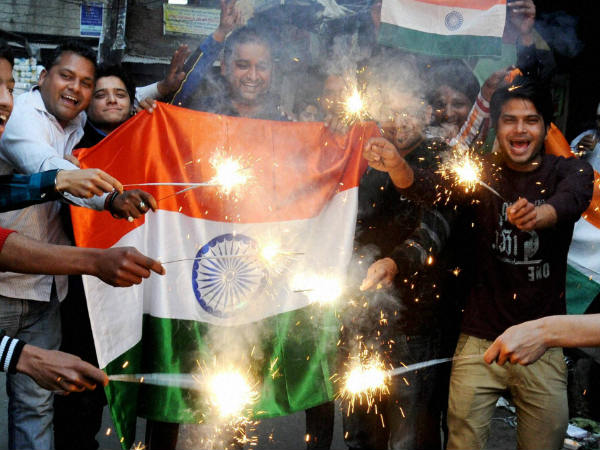 ജയത്തിന്റെ സന്തോഷം