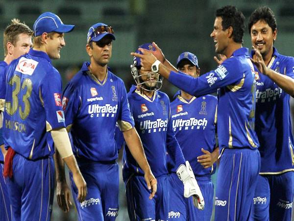  ആര്‍ സി ബി, രാജസ്ഥാന്‍