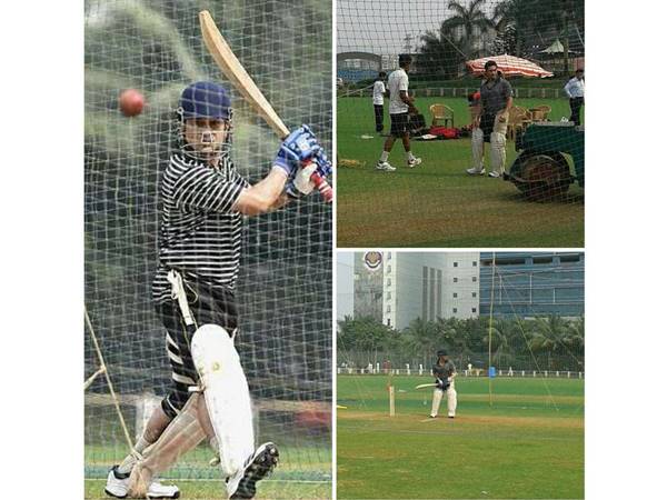 നെറ്റ്‌സില്‍ പ്രാക്ടീസ് തുടങ്ങി സച്ചിന്‍