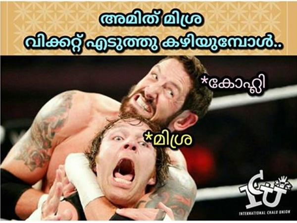 മിശ്രയും കോലിയും മിശ്രയും കോലിയും