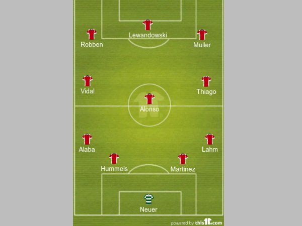  ബയേണ്‍ ആഘോഷിച്ച രണ്ടാം പകുതി....