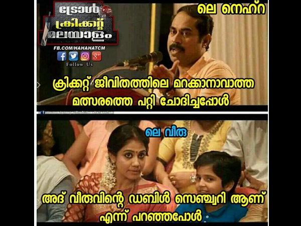 വീരുവിന്റെ ഡബിൾ സെ‍ഞ്ചുറി