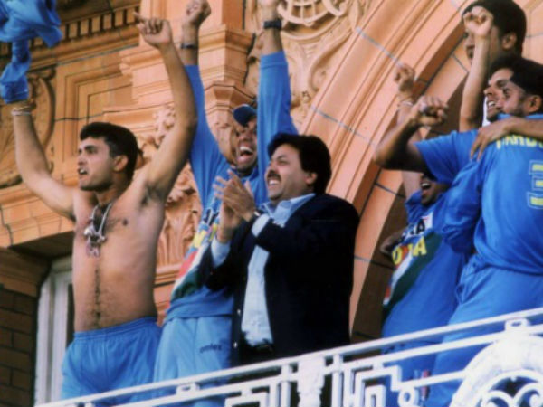  ഗാംഗുലിയുടെ ആഹ്ലാദപ്രകടനം