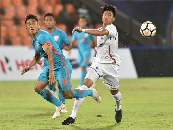  ചൈനീസ് തായ്‌പേയ്‌ക്കെതിരേ ഹാട്രിക്