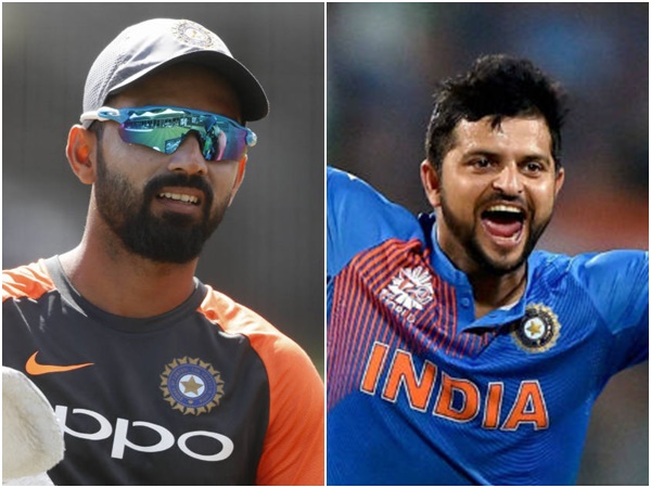 സുരേഷ് റെയ്‌നും രഹാനെയും