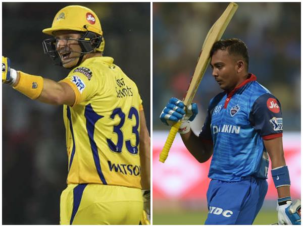 ഓപ്പണര്‍മാര്‍- പൃഥ്വി ഷാ, ഷെയ്ന്‍ വാട്‌സന്‍