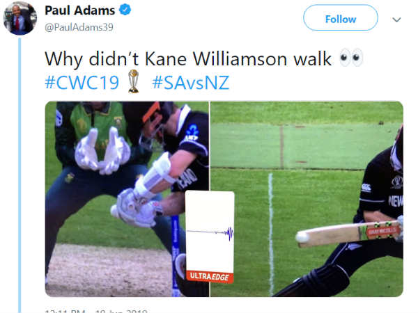 എന്തു കൊണ്ട് ക്രീസ് വിട്ടില്ല?