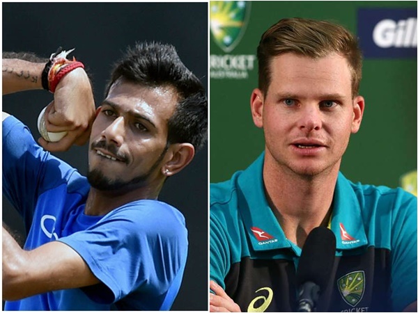 സ്റ്റീവ് സ്മിത്തും യുസ് വേന്ദ്ര ചാഹലും സ്റ്റീവ് സ്മിത്തും യുസ് വേന്ദ്ര ചാഹലും