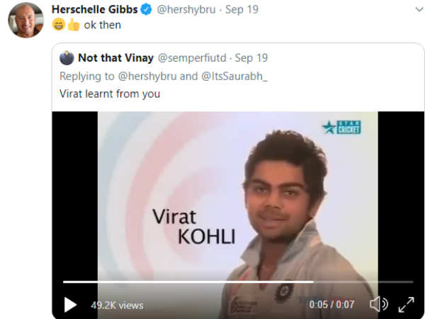 ഗിബ്‌സിന്റെ ട്വീറ്റ്