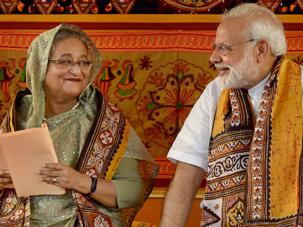 നരേന്ദ്ര മോദി - ഷെയ്ഖ് ഹസീന