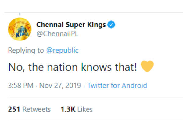 നിഷേധിച്ച് സിഎസ്‌കെ