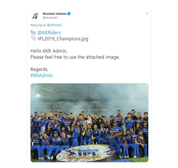 മുംബൈയുടെ മറുപടി