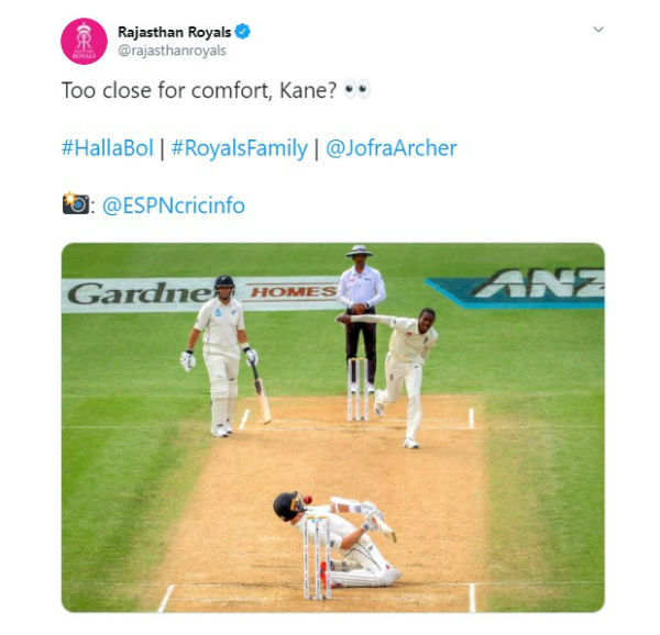 രാജസ്ഥാന്റെ ട്വീറ്റ്