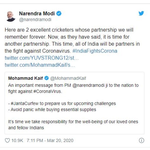 അന്ന് യുവിയും കൈഫും പോരാടി, ഇന്ന് അവസരം നമുക്ക് — ചരിത്ര കൂട്ടുകെട്ട് ഓര്‍മ്മപ്പെടുത്തി മോദി