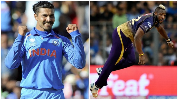 രവീന്ദ്ര ജഡേജയേയും ആന്ഡ്രെ റസലിനേയും രവീന്ദ്ര ജഡേജയേയും ആന്ഡ്രെ റസലിനേയും