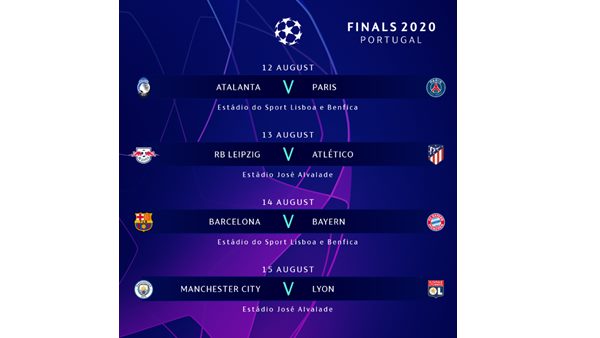 ക്വാര്‍ട്ടര്‍ ലൈനപ്പായി