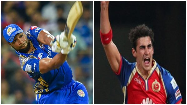 സ്റ്റാര്‍ക്കിനെ ബാറ്റുകൊണ്ടെറിഞ്ഞ് പൊള്ളാര്‍ഡ്