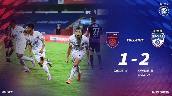 ISL 2020-21: Bengaluru FC Wins Against Odisha FC ISL 2020-21: Bengaluru FC Wins Against Odisha FC
