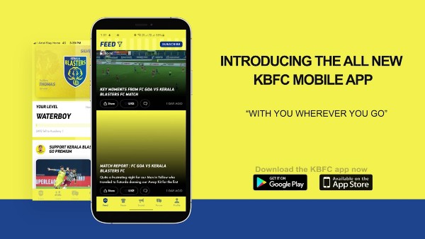 ISL 2020-21: Kerala Blasters FC Launch Official Mobile App ISL 2020-21: Kerala Blasters FC Launch Official Mobile App