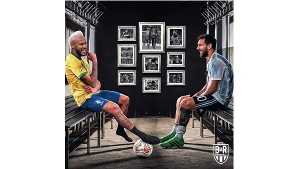 'നാലാള് കൂടുന്നിടത്ത് കിട്ടണം നിന്നെ',ട്രന്റാകുന്ന നെയ്മര്‍-മെസ്സി പോരാട്ടം