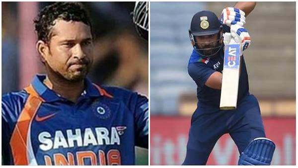 രോഹിത് ശര്‍മ-സച്ചിന്‍ ടെണ്ടുല്‍ക്കര്‍